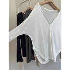 Cardigan with Loose Bat Sleeves