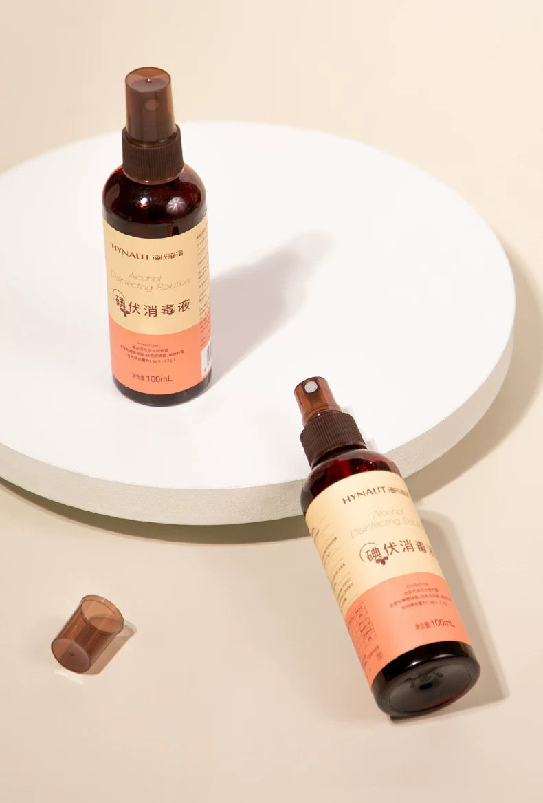 Iodine disinfectant spray