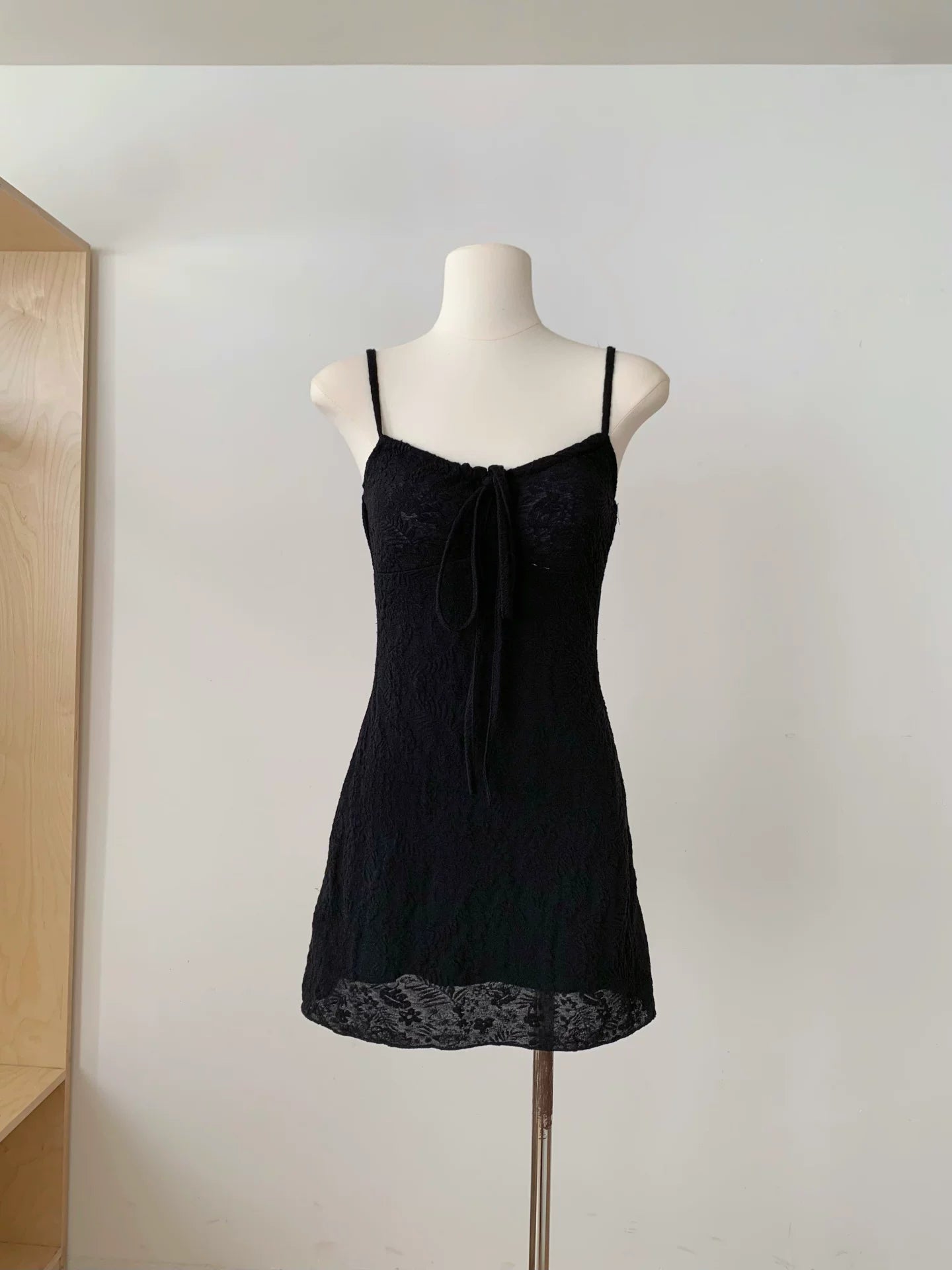 Texture Pattern Slim Short Dress