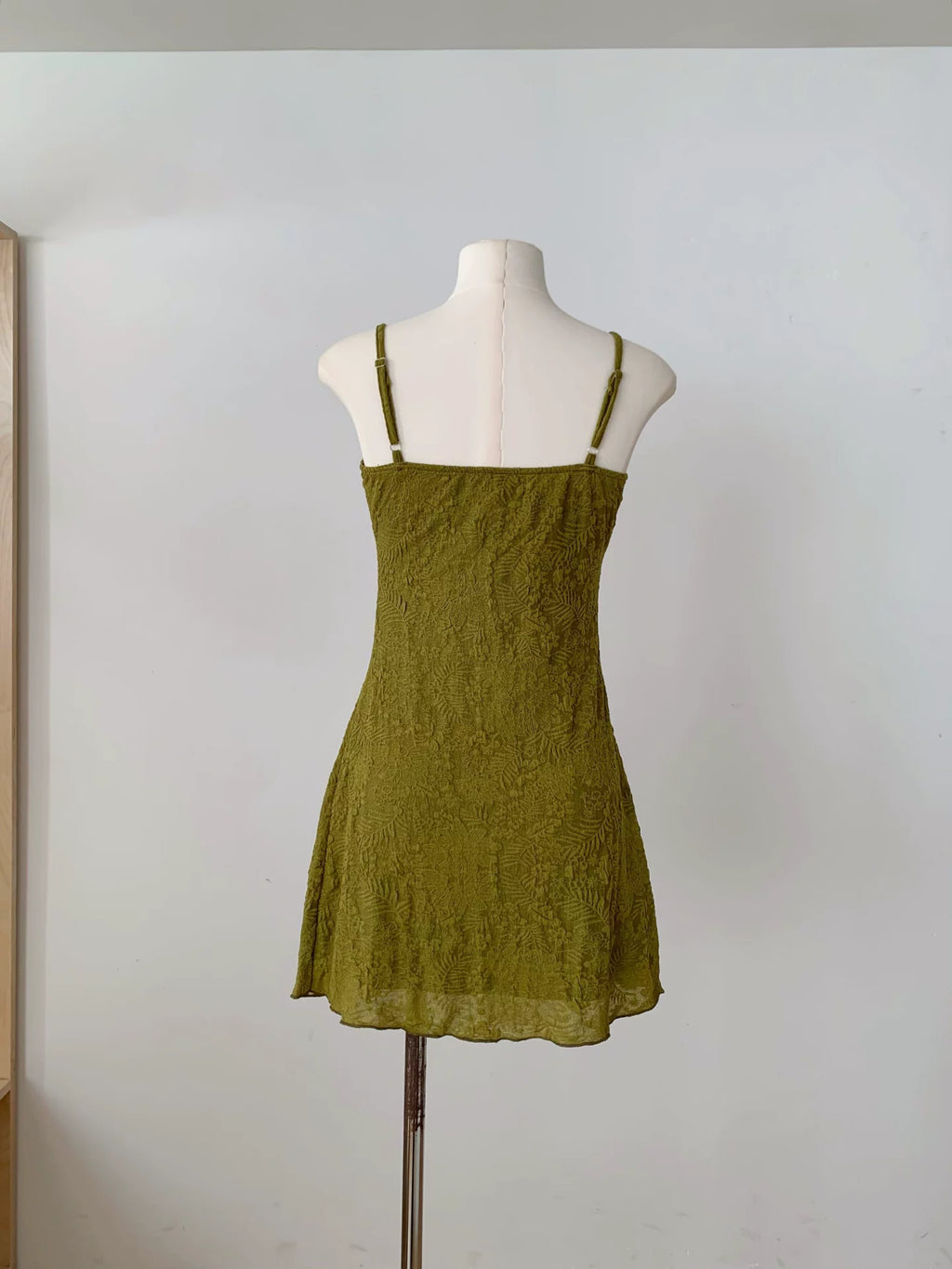 Texture Pattern Slim Short Dress