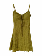 Texture Pattern Slim Short Dress