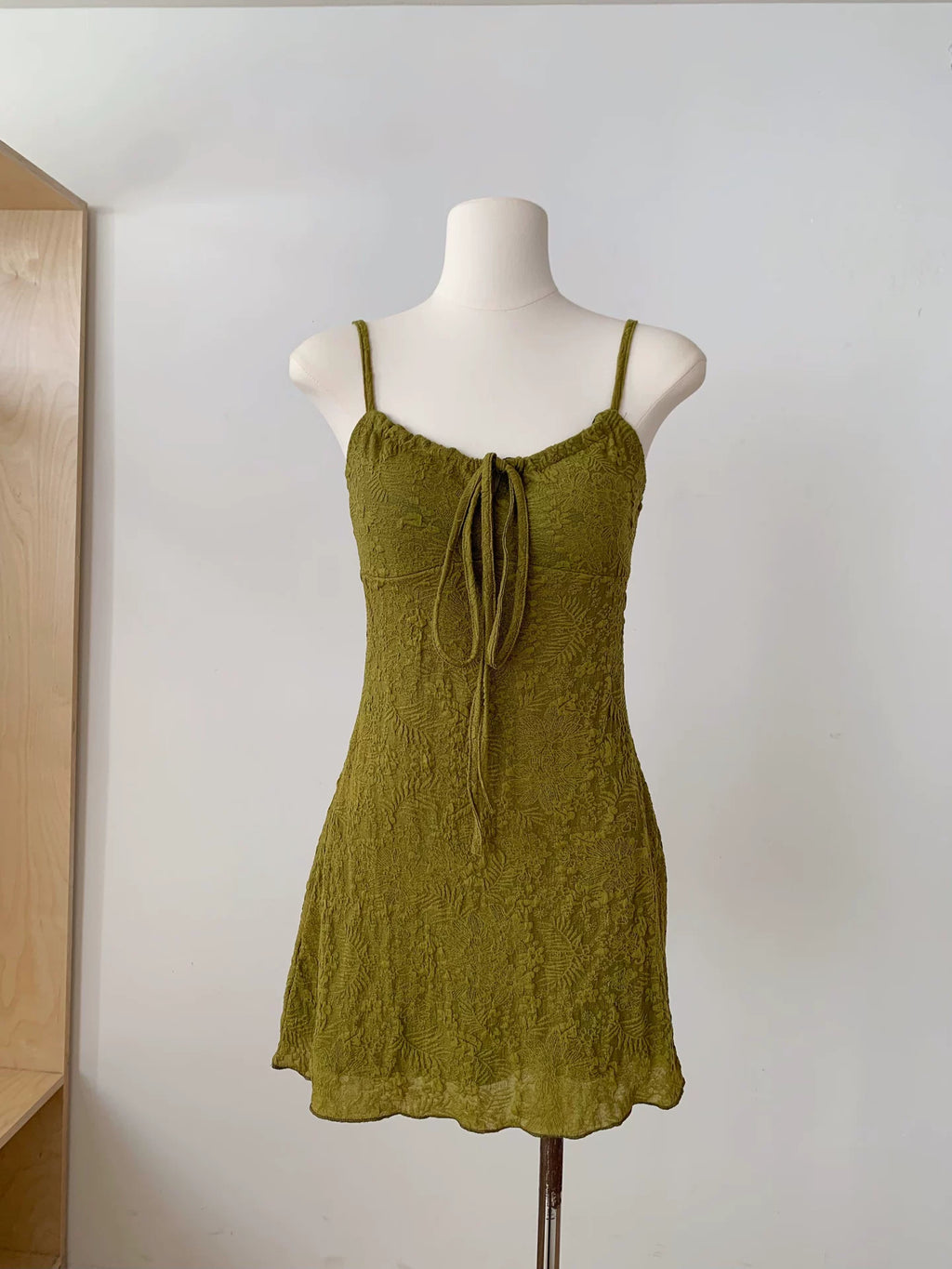 Texture Pattern Slim Short Dress