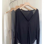 Cardigan with Loose Bat Sleeves